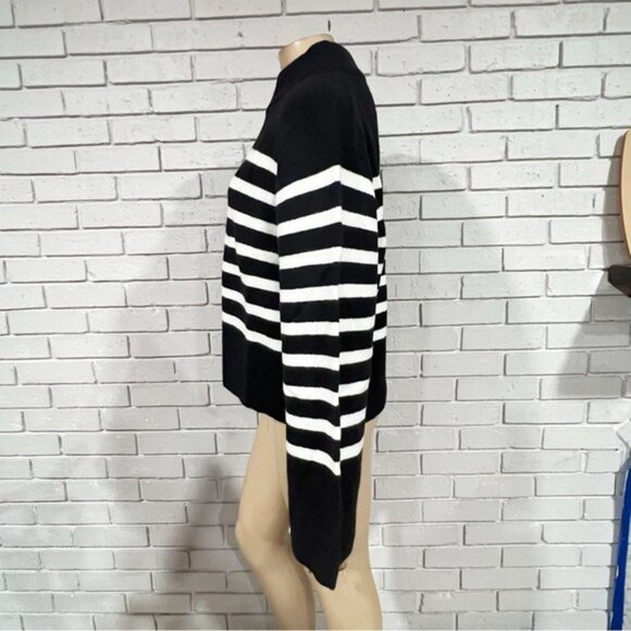 J.Crew Chunky Crewneck Sweater Supersoft Yarn NWT –Wool-Alpaca Blend Cropped - M - Picture 4 of 9